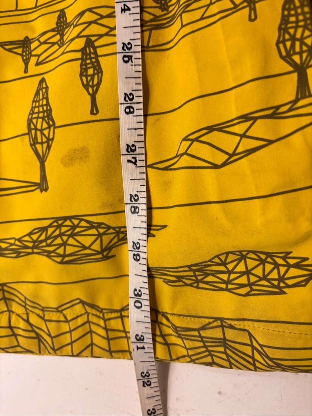 Burton AK 3L Sqwawk Softshell Yellow Printed Jacket, size XXL - Picture 13 of 16